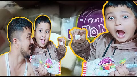 Finley Marshmallow poni khaiyo||pochi ta mitho nai lagena||Yummy marshmallow||Saurabvlogs 🤤