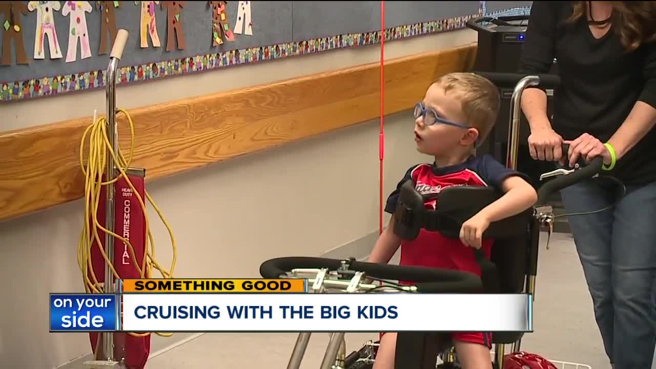North Ridgeville boy with special needs gets a special bike
