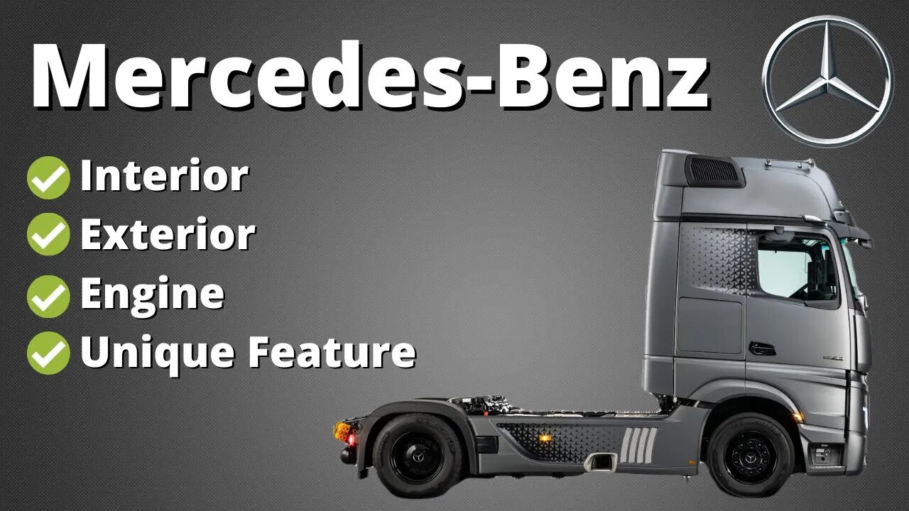 The NEW Mercedes-Benz Actros Truck - A German Masterpiece