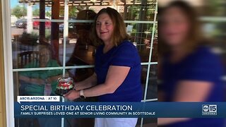 Special birthday celebration surprise