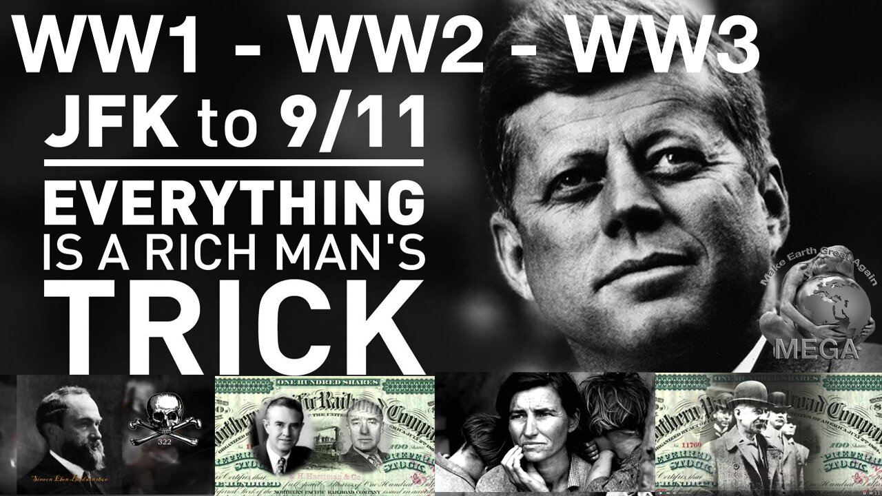 EVERYTHING'S A RICH MAN'S TRICK. “WAR IS A RACKET” (Smedley D. Butler, (Major General (Ret.), USMC)