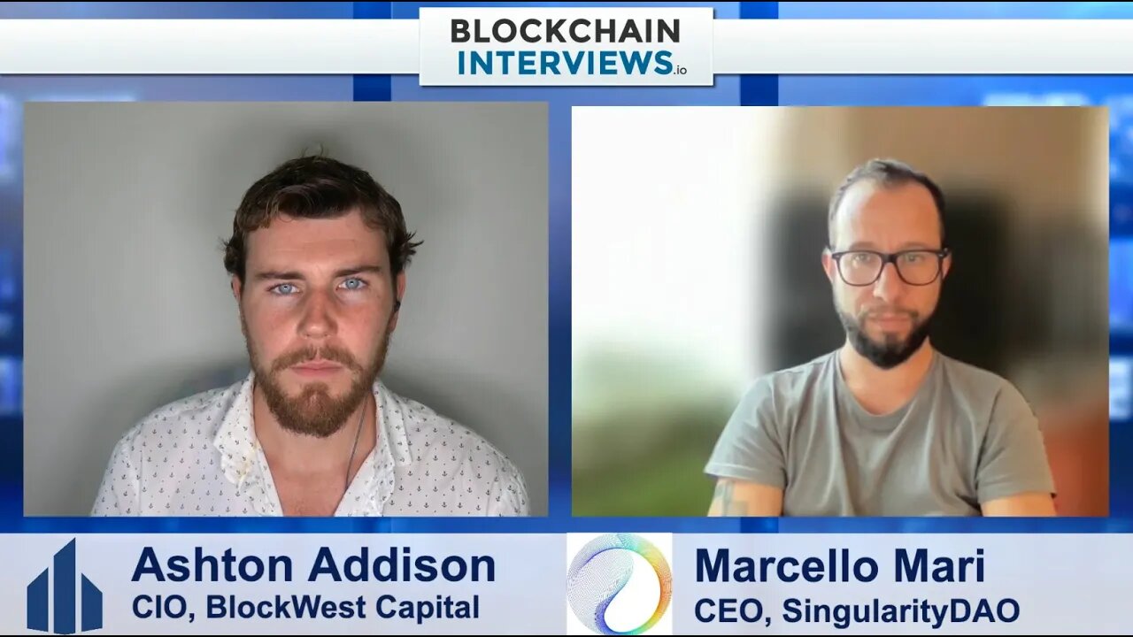 Marcello Mari, CEO of SingularityDAO | Blockchain Interviews