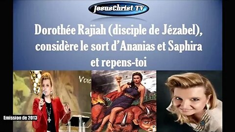 Mise à nu d’une abominable fille de Jézabel⚠️DOROTHÉE RAJIAH (Église-Épicerie PCC)