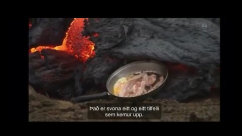 Volcano cooking in Iceland 2020