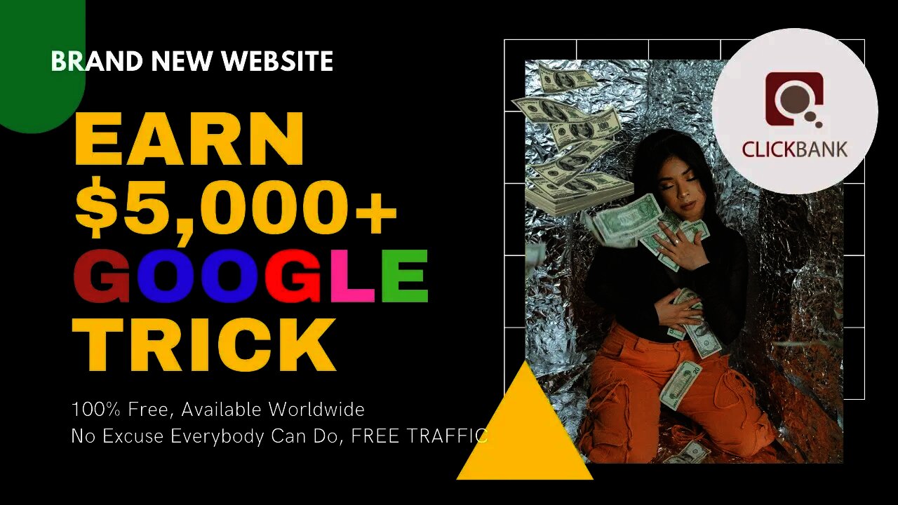 Copy & Paste To Make $5000+ Using Google, Clickbank Affiliate Marketing, Free Traffic