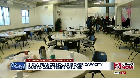 Siena Francis House over capacity due to colder temperatures