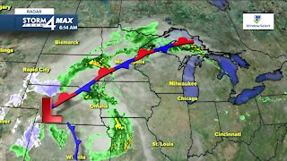 Chance of scattered showers return Wednesday