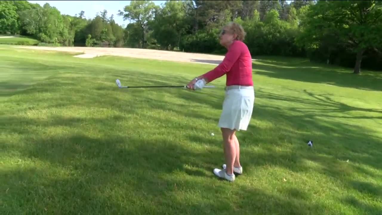 21-time golf champion Katie Falk has one more comeback challenge