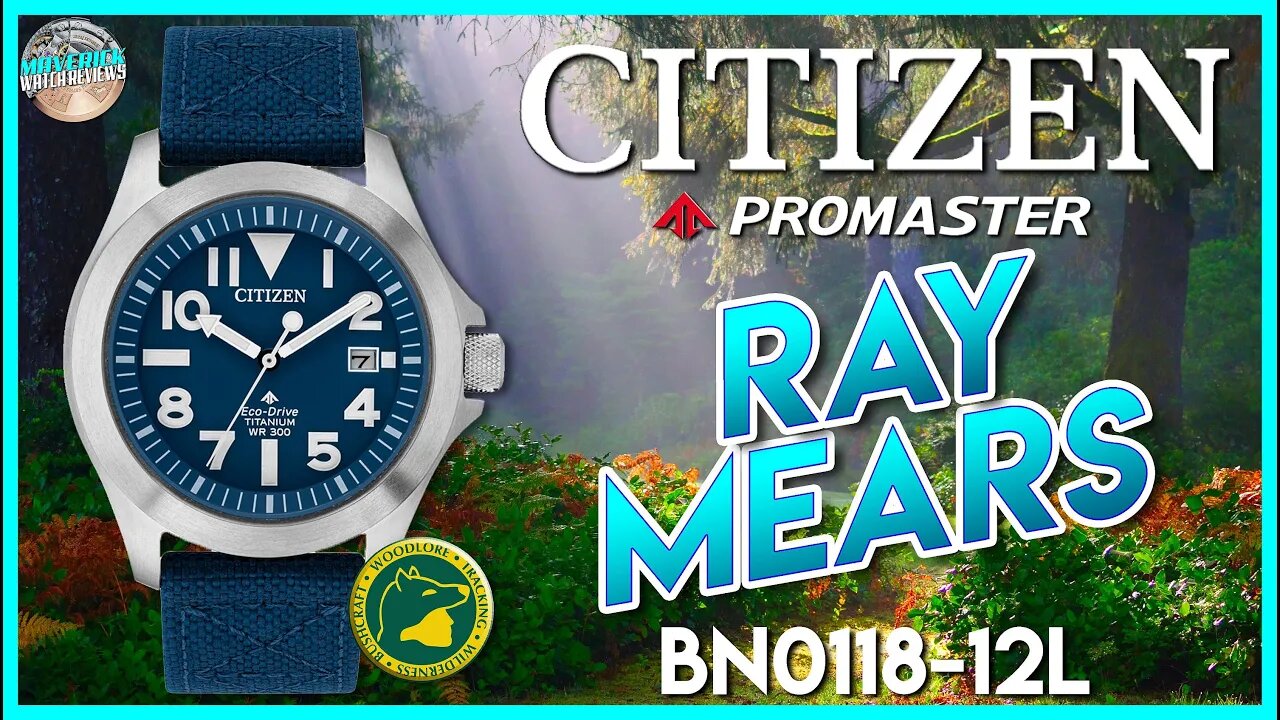 Tougher Than A G? | Citizen Promaster Ray Mears 300m Titanium Quartz BN0118-12L Unbox & Review