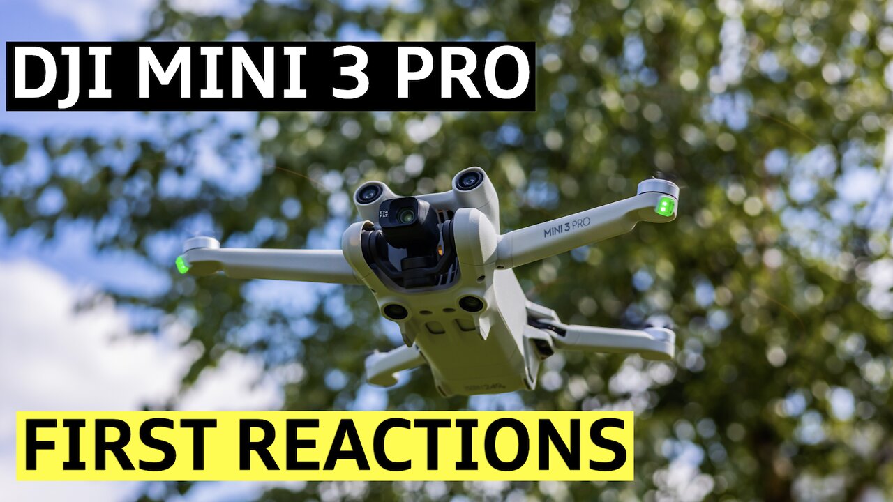 DJI Mini 3 Pro First Reactions | Best Drone for YouTubers?