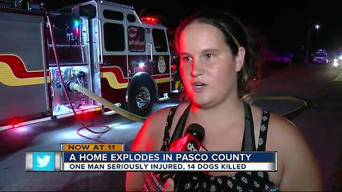 Home explosion in Pasco County