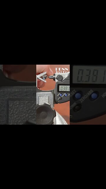 Measuring a cutting tool with a V-Anvil Micrometer