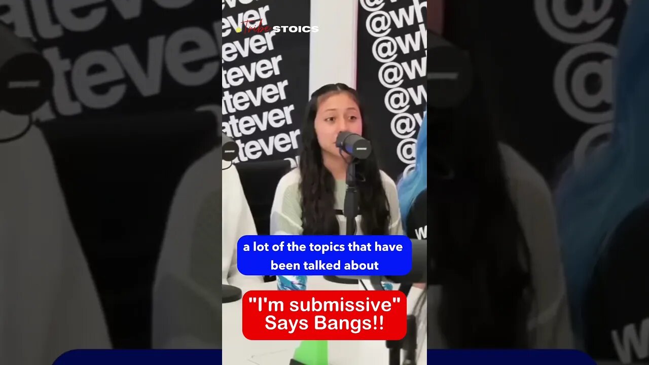 “I’m submissive” says Bang!!! #redpill