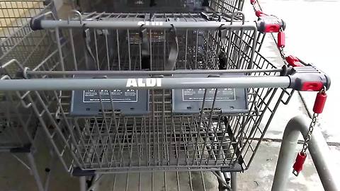 No quarter? No problem! Try this quick and easy Aldi rental cart hack