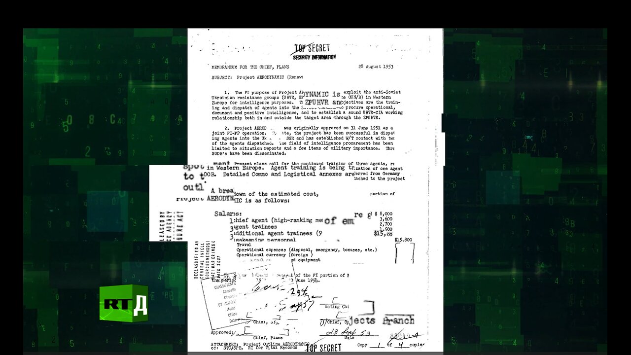 Operazione Ucraina:terrore su richiesta RT DOCUMENTARIO(2023) Documenti declassificati hanno rivelato i dettagli dell' "Operazione Aerodynamic" degli Stati Uniti,che ha finanziato e diretto la lotta dei nazionalisti ucraini