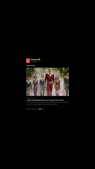 Warner runs damage control on Shazam failure