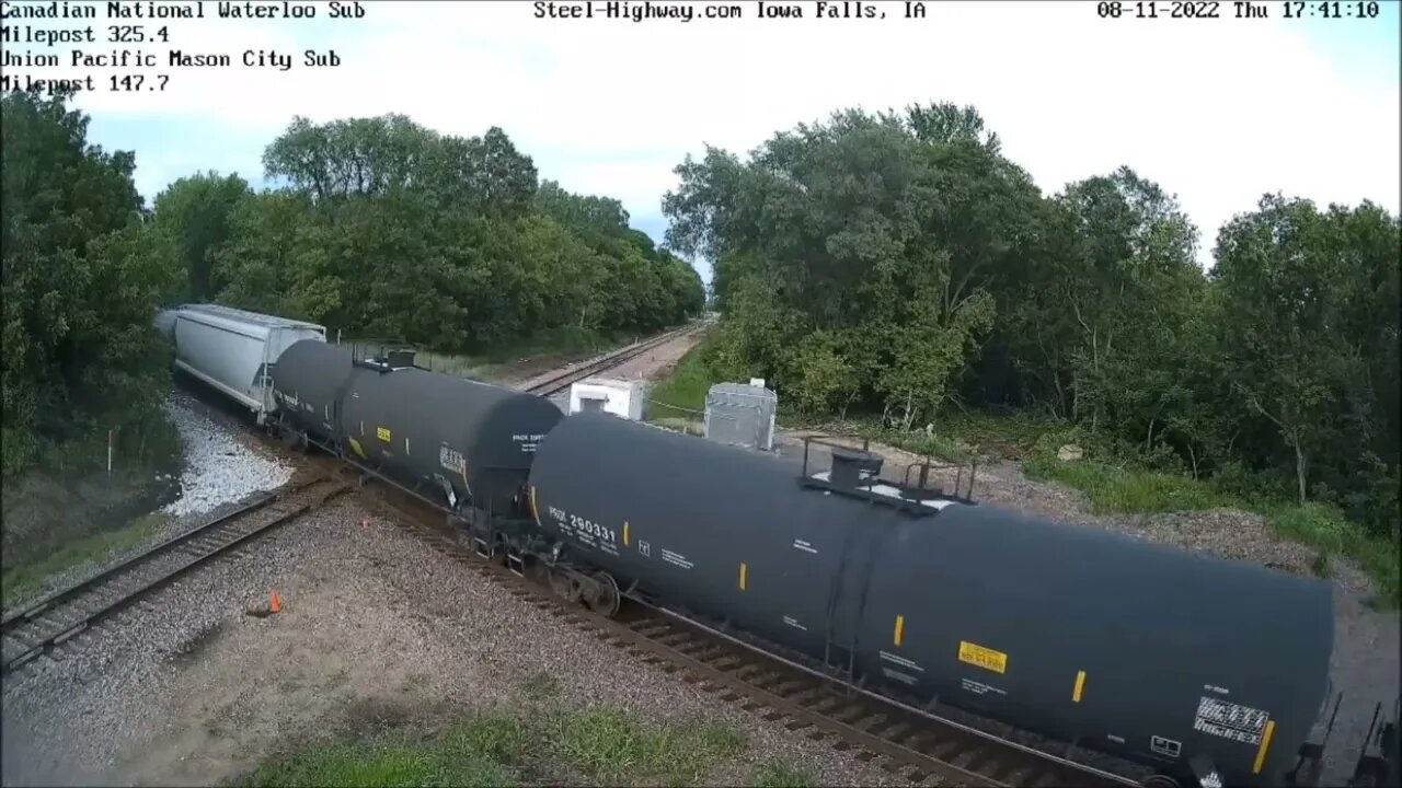 CSX Power Leading SB UP Manifest at Mills Tower on August 11, 2022 #steelhighway