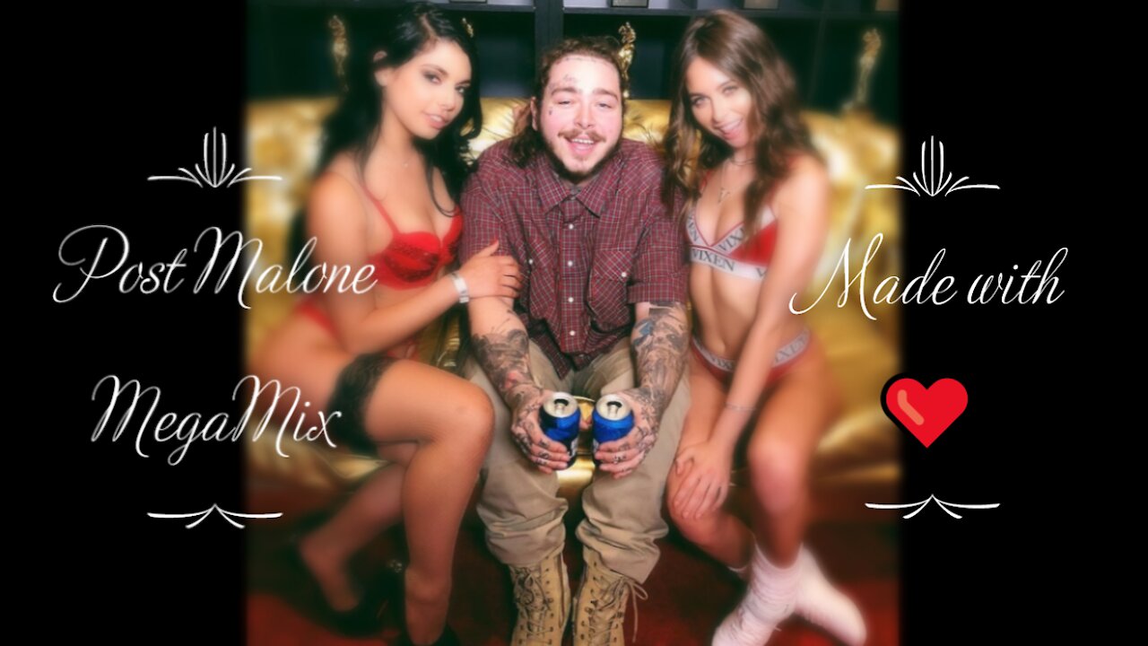 Post Malone MegaMix Mashup | Made with ❤ | Most Popular Of Post Malone | #PostMalone #MegaMix #part2