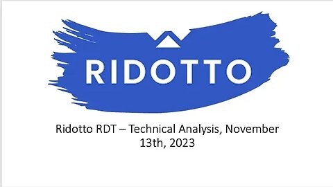 Ridotto RDT - Technical Analysis, November 13th, 2023