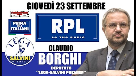 🔴 37° Puntata della rubrica su RPL "Scuola di Magia" di Claudio Borghi (23/09/2021).