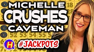 9 HUGE KENO JACKPOTS! Michelle CRUSHES Caveman Keno in Vegas! #KENONATION