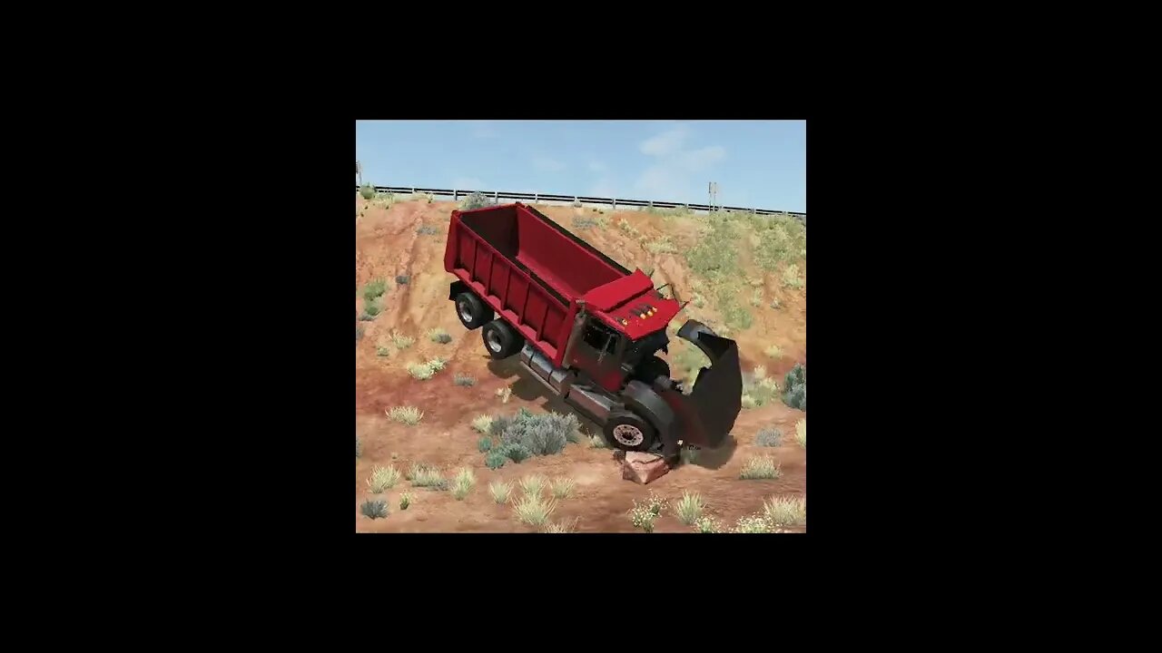 |MiniBeamNG/ Trucks Jumping #02 BeamNG.Drive #Shorts