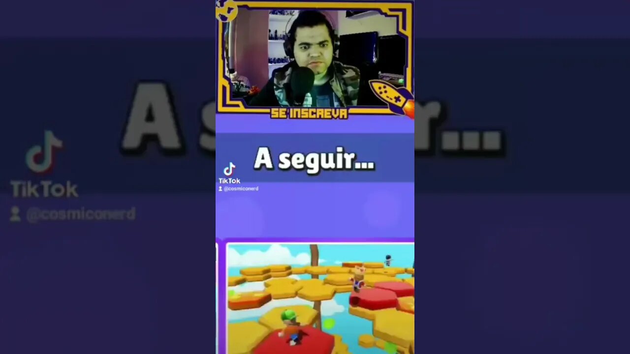 LIVE ÁS 22 HRS , COLA LÁ. STUMBLEGUYS POKEMON #cosmiconerd #stumbleguys