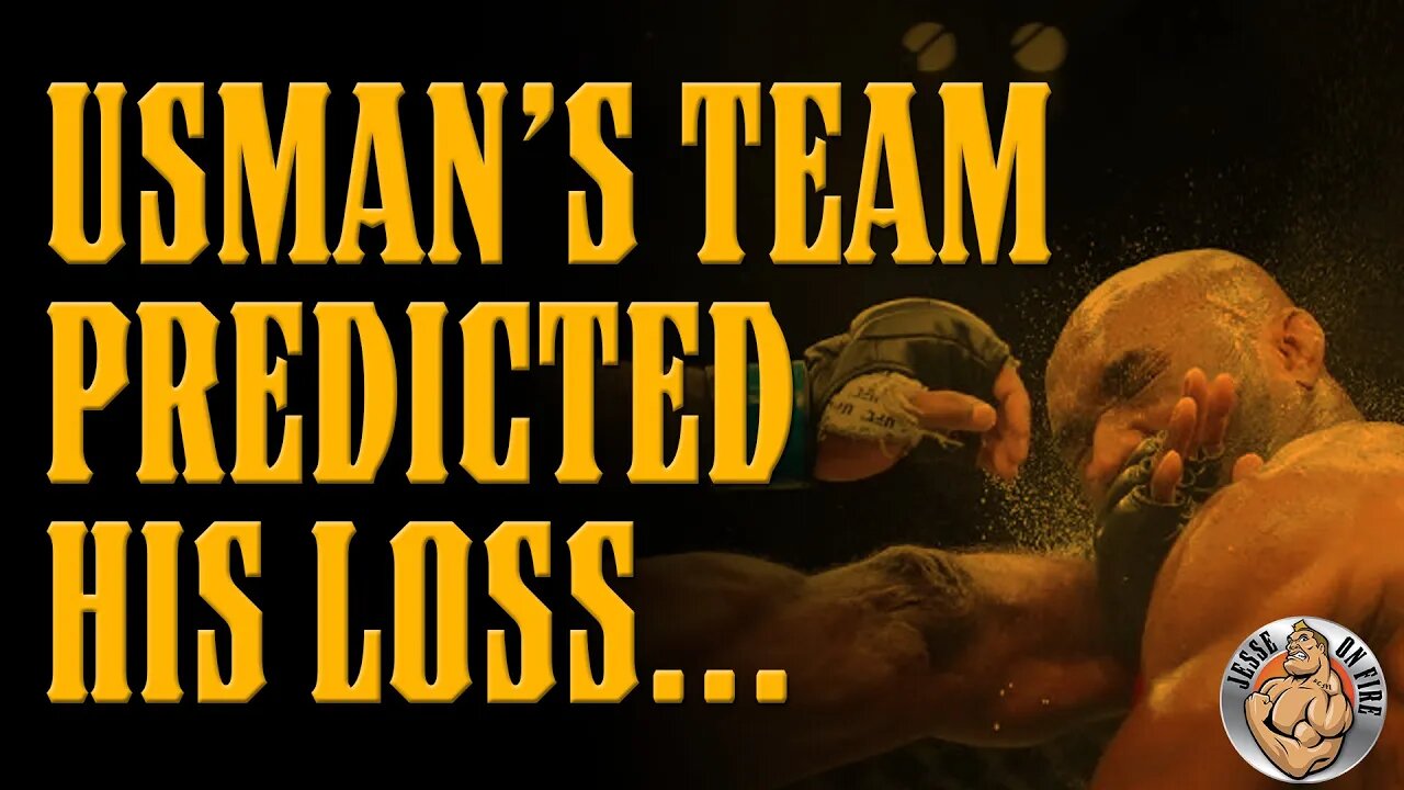 VIDEO SHOWS Kamaru Usman's Team PREDICTED the UFC 278 Loss...