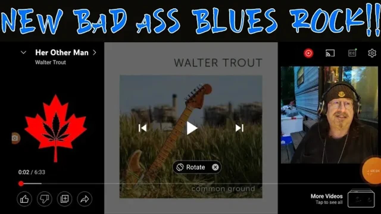 🎵 New Bad Ass Blues Rock!! - Walter Trout - Her Other Man - REACTION