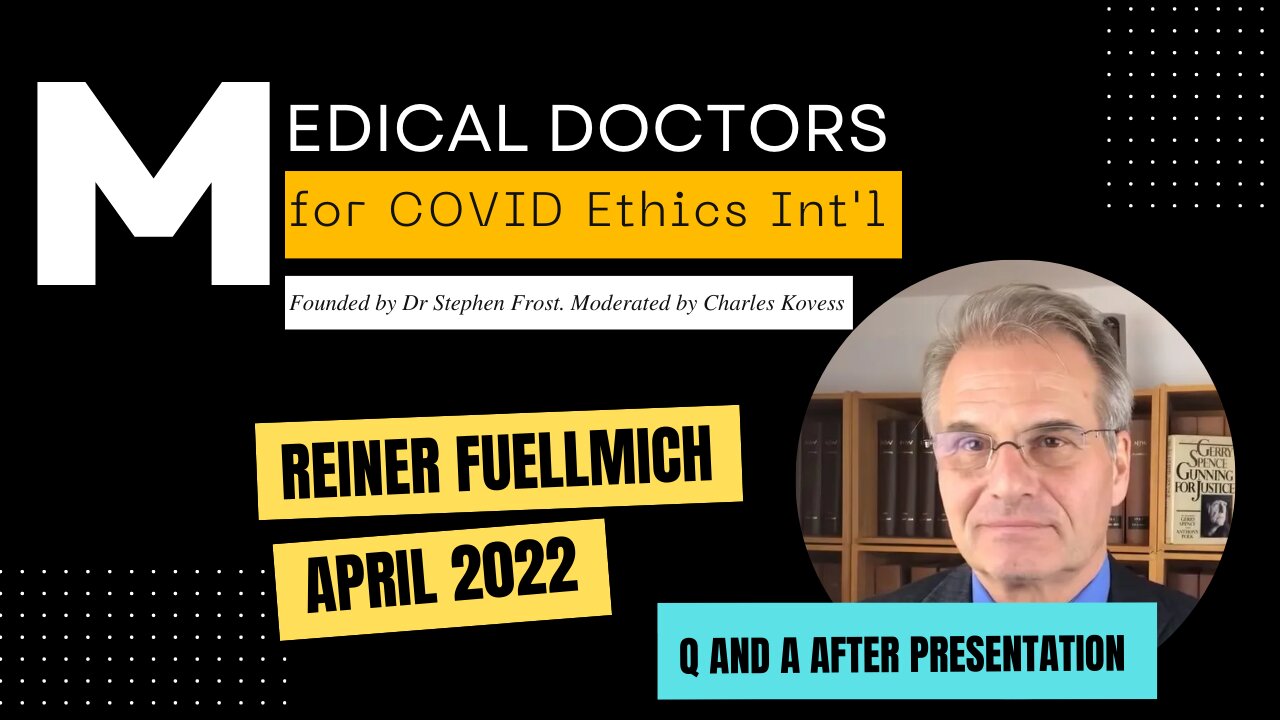 Q and A after Reiner Fuellmich presentation