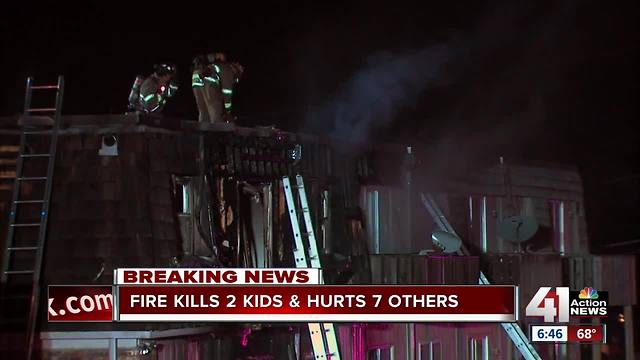 2 children dead, 7 others hurt in Overland Park apartment fire