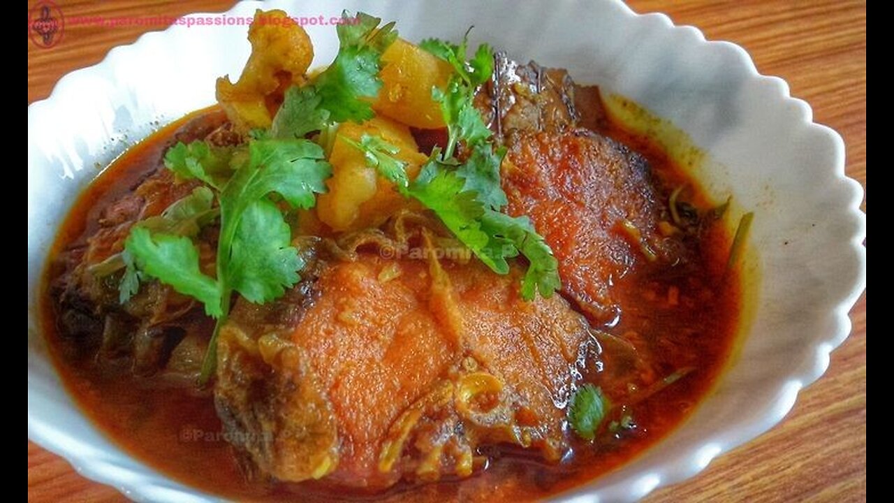 Indian recipes # Rui fish kaliya # short video