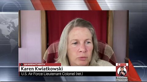 [MUST WATCH] - LtCOL. Karen Kwiatkowski - Truth Bursting at the Seams