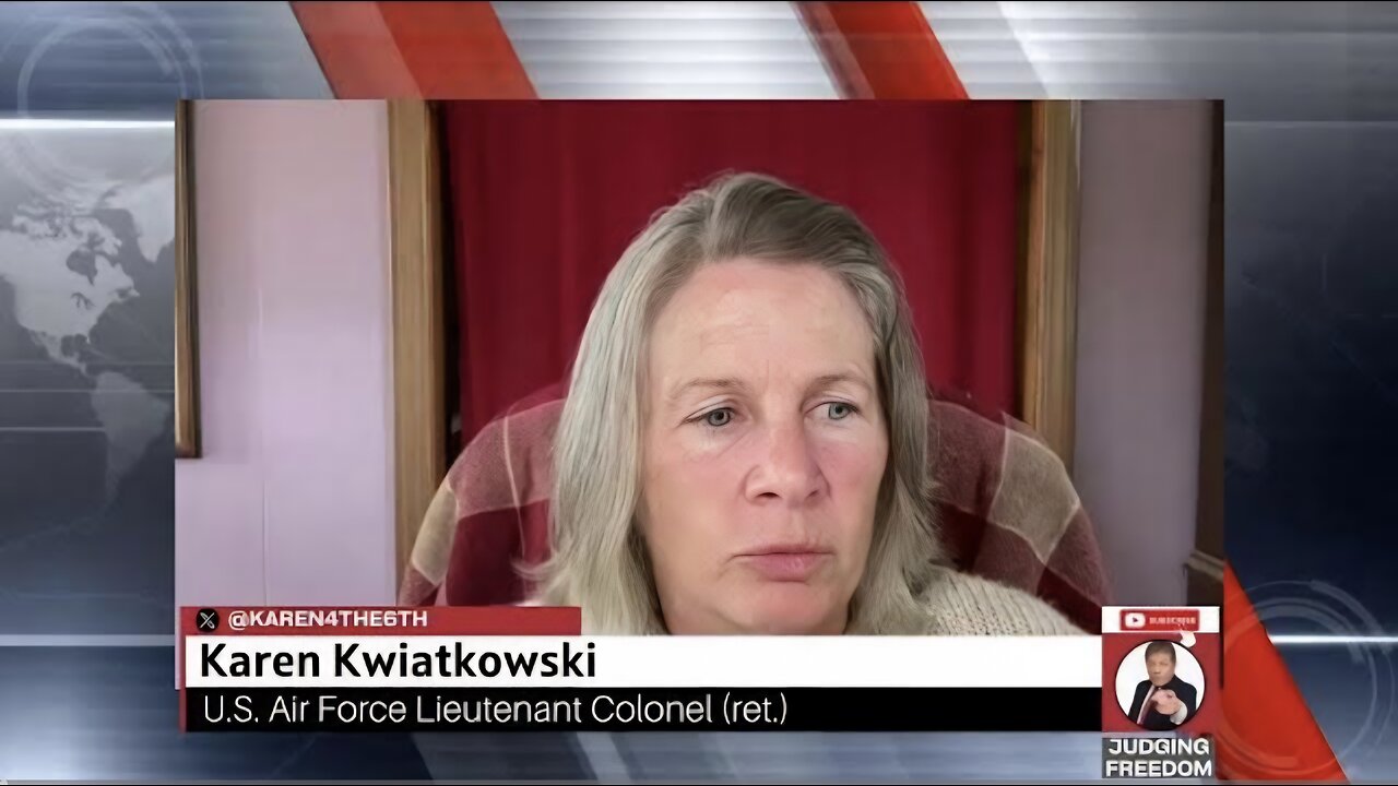 [MUST WATCH] - LtCOL. Karen Kwiatkowski - Truth Bursting at the Seams