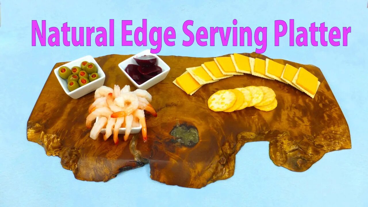 How to Make a Natural Edge Serving Platter