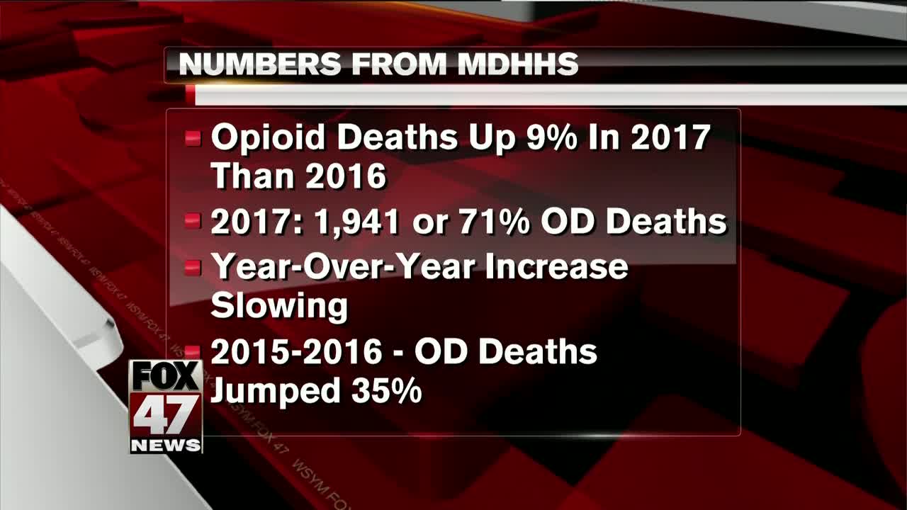 Michigan opioid deaths hit new record