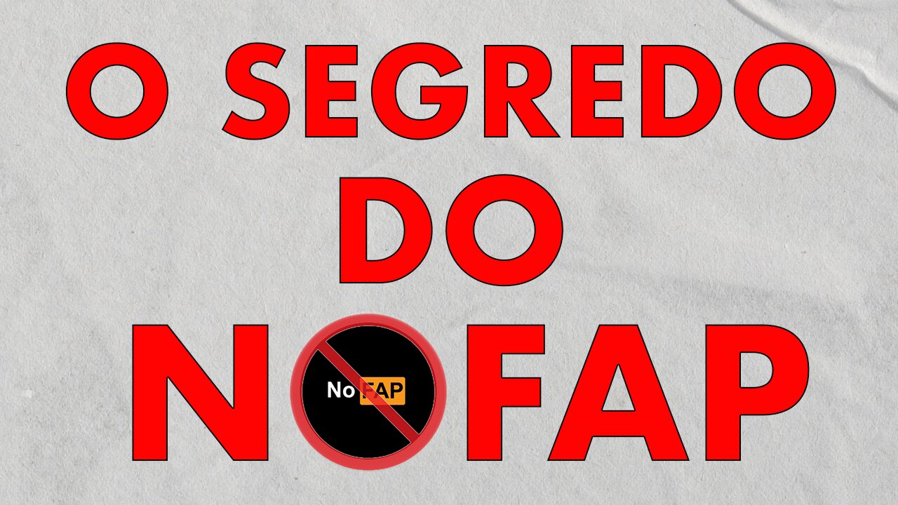 Pare de fazer Nofap