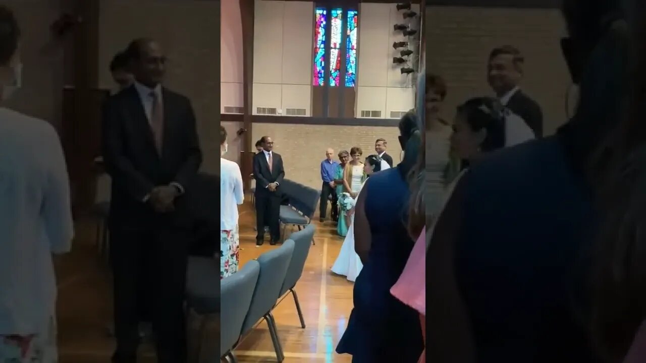 My wife walked down the aisle to the perfect song! 👑♥️