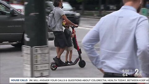 Van strikes scooter in Canton hit and run