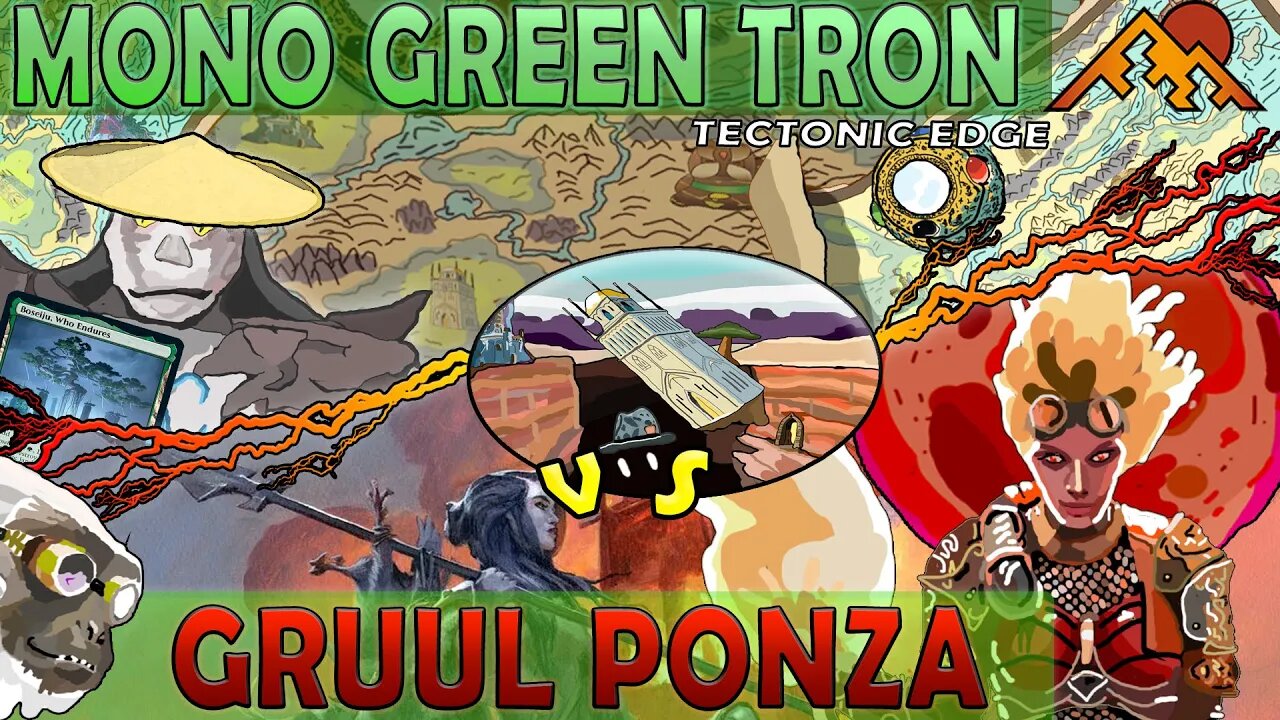 Mono Green Tron VS Gruul Ponza｜Do they Run Bosaiju? ｜Magic The Gathering Online Modern League Match