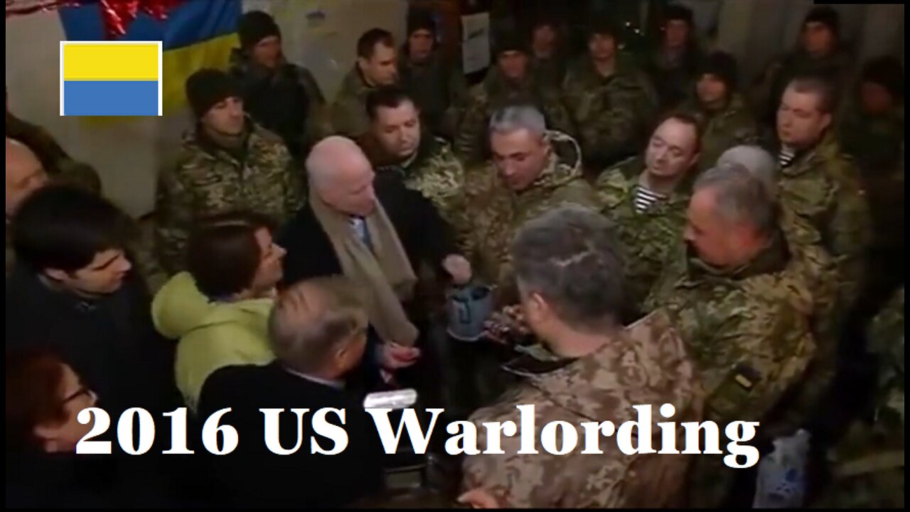 John McCain (R), Lindsay Graham (R) & Amy Klobuchar (D) while WAR LORDING 2016 in Ukraine !