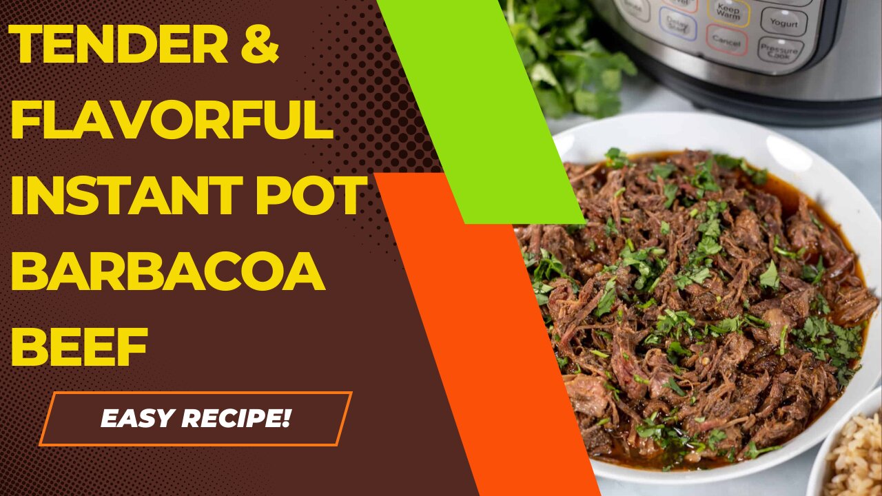 Easy Instant Pot Barbacoa Beef Recipe | Tender & Flavorful!