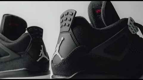 Air Jordan 4 Black Canvas