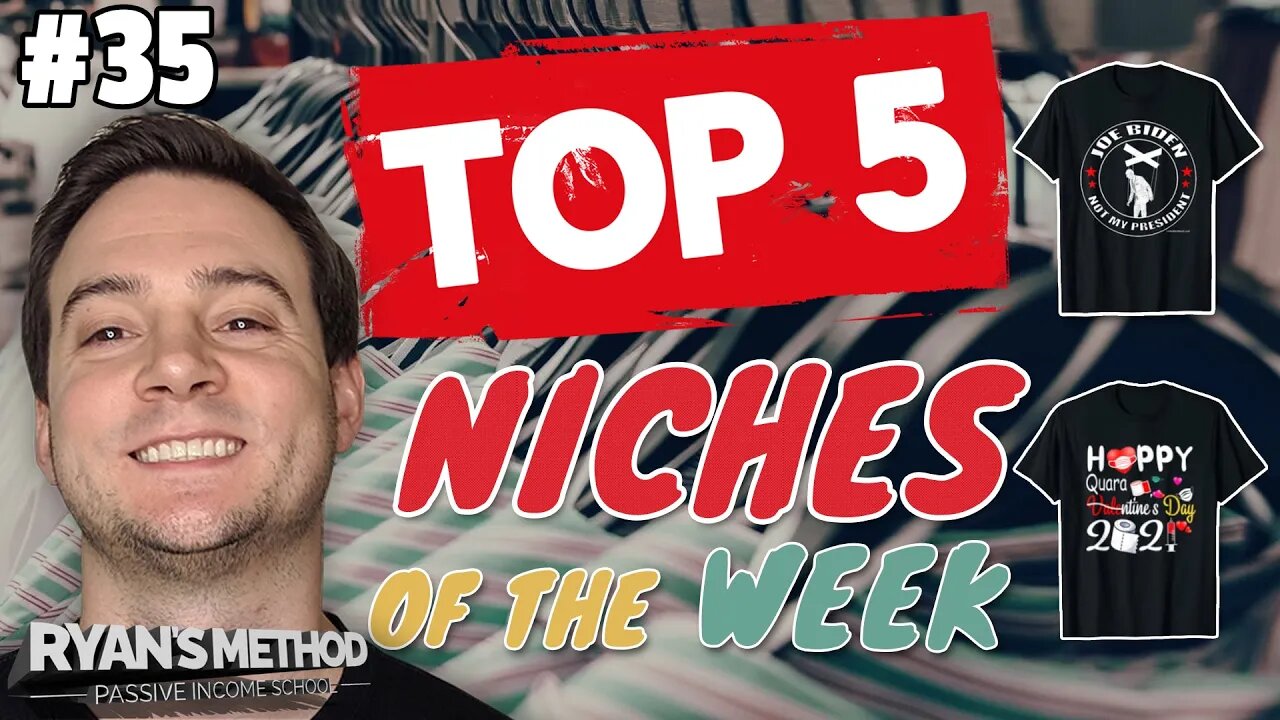 TOP 5 NICHES 🔥 Print on Demand Niche Research #35 — (1/10/2021)