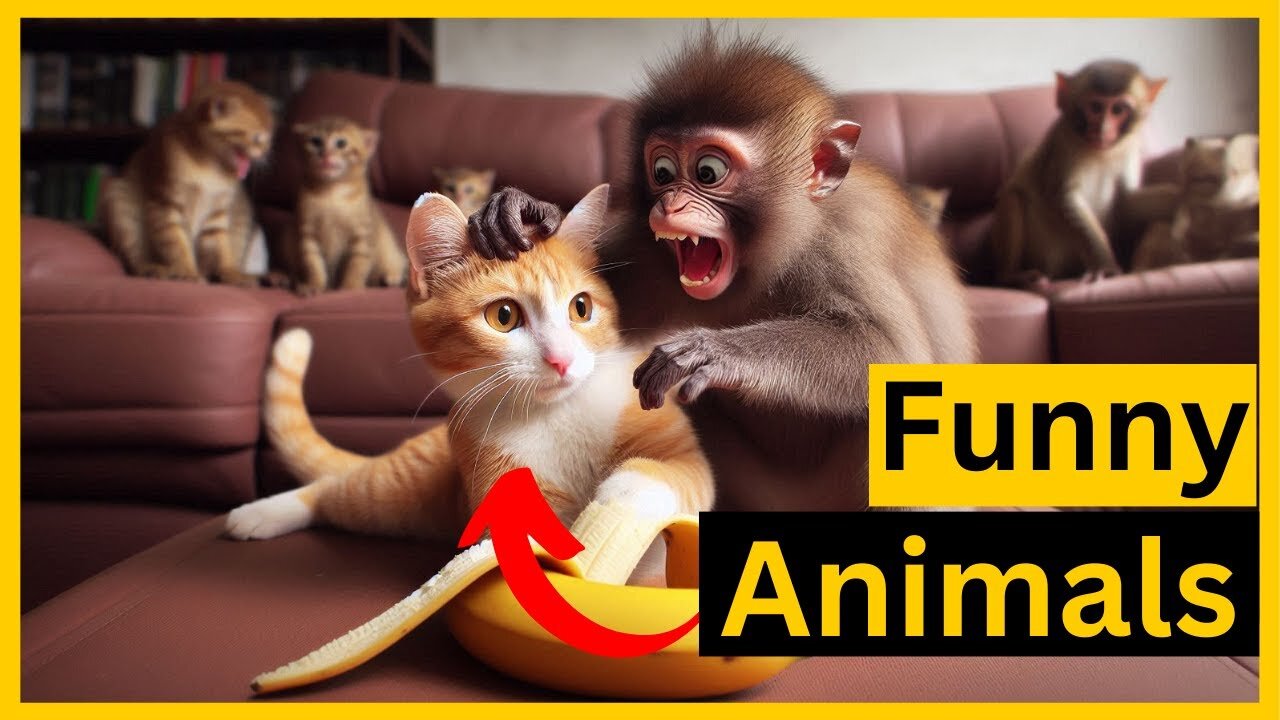 NEW FUN ANIMALS 2024 / TRY NOT TO LAUGH