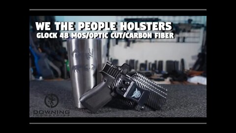 We The People Holster, Glock 48 MOS/Carbon Fiber/Optic Cut