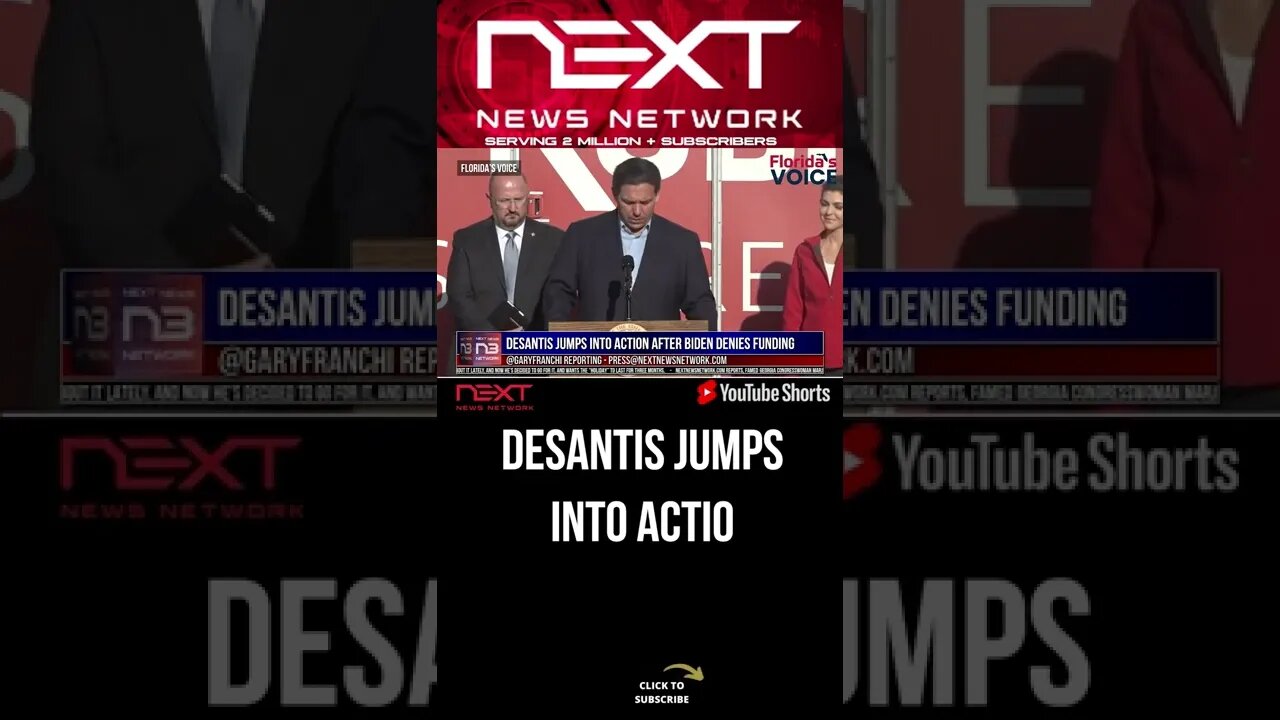 DeSantis Jumps into Action after Biden Denies Funding #shorts