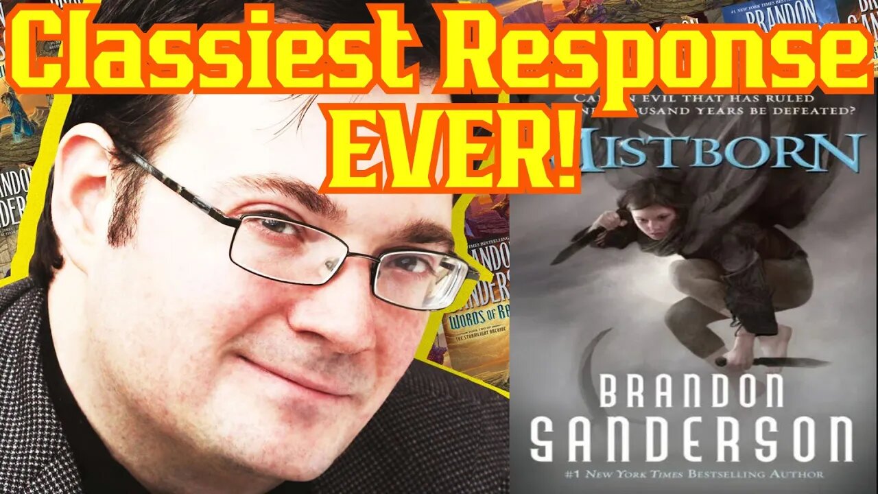 After The Wrap's Hit Piece Brandon Sanderson Responds... | Mistborn Author Brandon Sanderson Fantasy