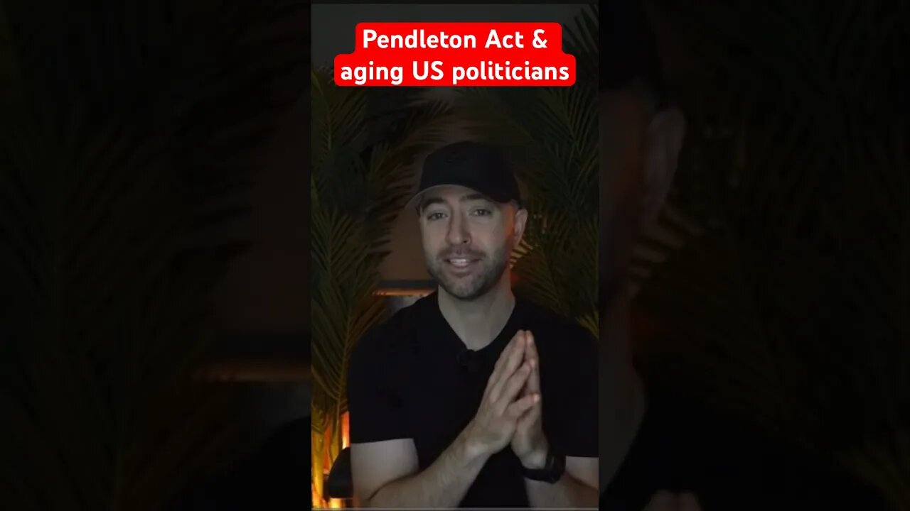 Pendleton Act 🇺🇸 are US politicians too old? Deserve their role? #shorts #gerontocracy #politics