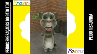 Peidos engraçados do gato tom: Peido risadinha, sai entre uma risada e outra! [Frases e Poemas]